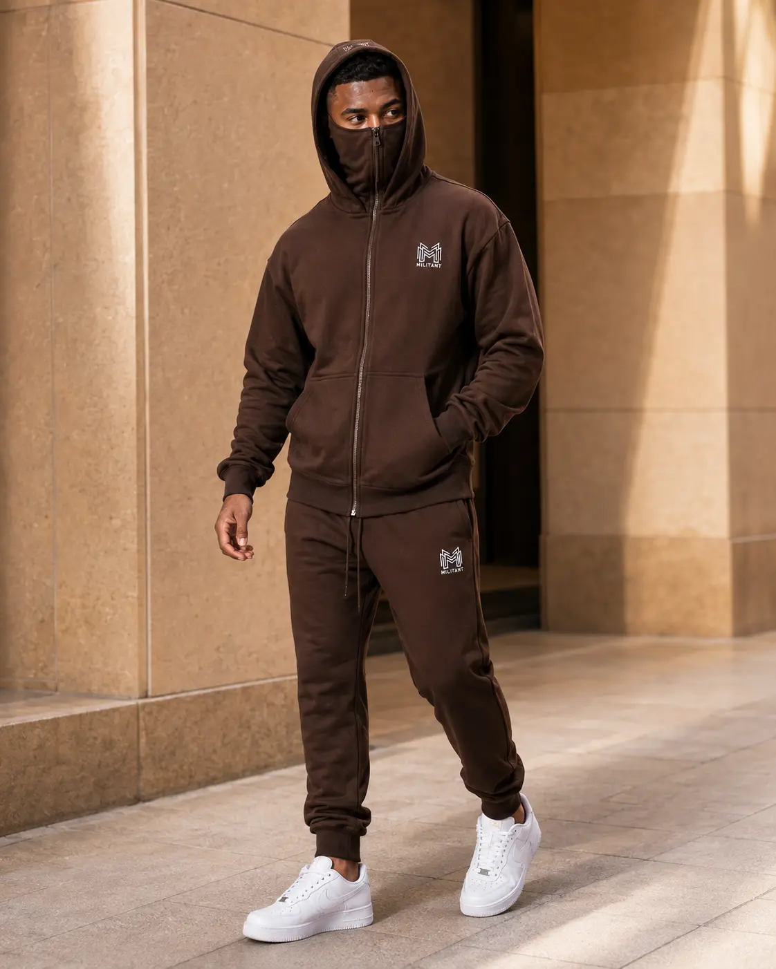 The MILITANT Tracksuit in Obsidian — view 5
