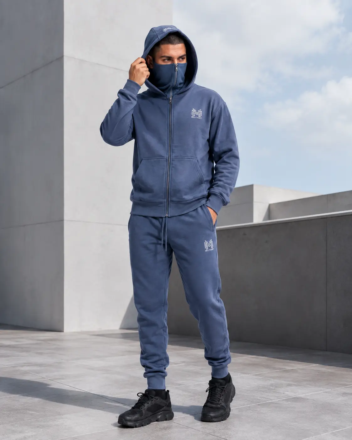 The MILITANT Tracksuit in Naval