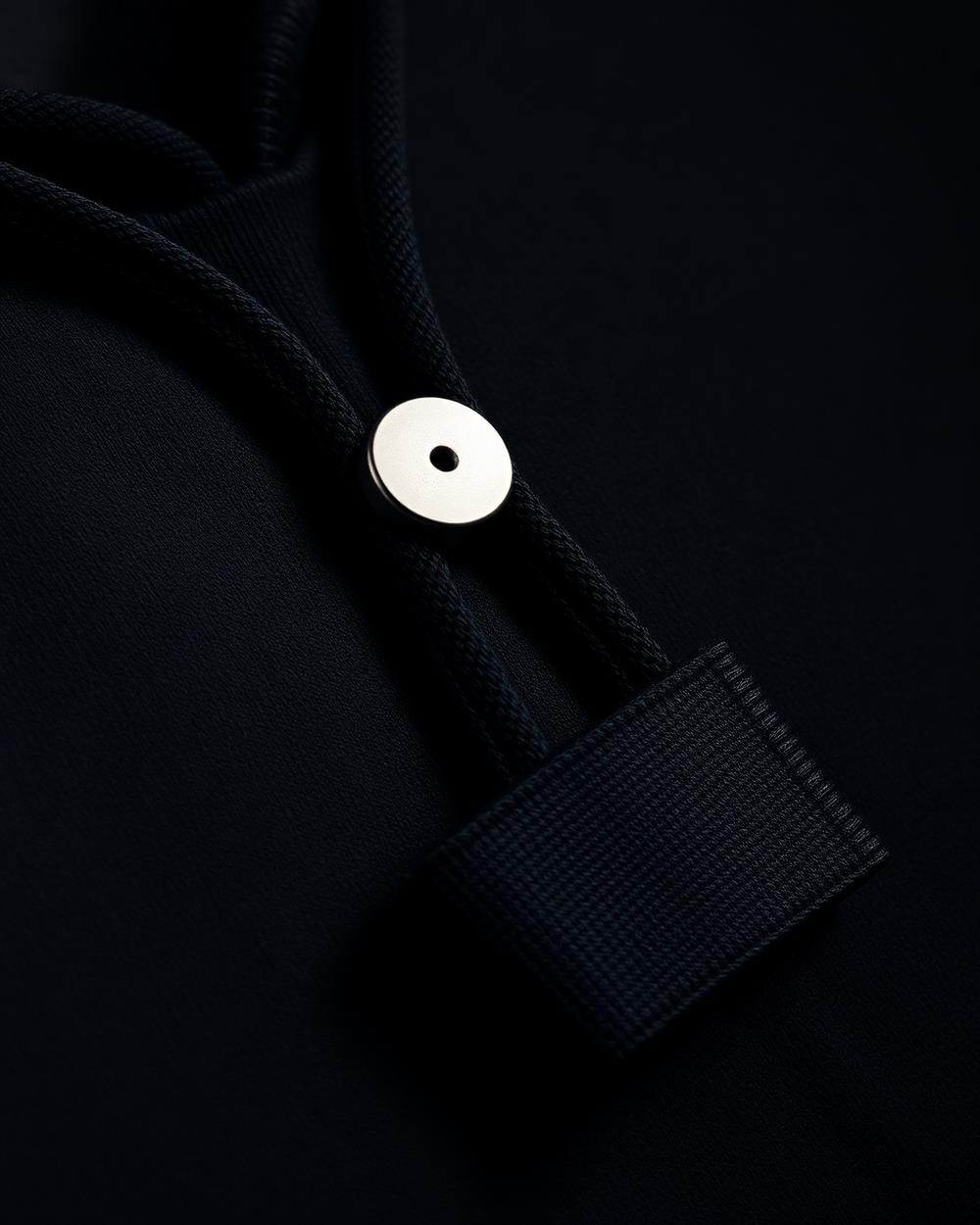 Matte drawcord tips, bonded cuff and waistband.
